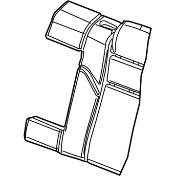 Dodge 5XH71DX9AA COVER Rear Seat Back Left