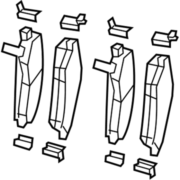 Jeep Brake Pad - 68386838AA