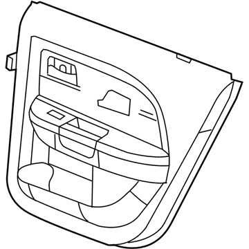 Chrysler 1GH761DVAA PANEL Rear Door Trim