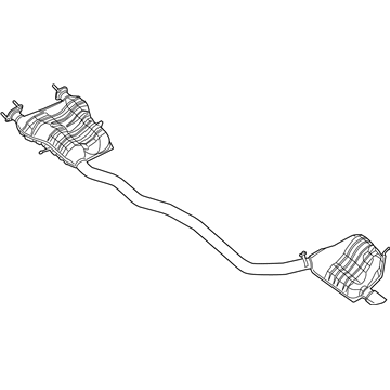 Jeep Muffler - 52124739AJ