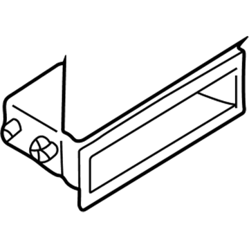 Chrysler MR147142 BOX, Stereo Access. Black