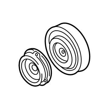 Ram 68461377AA PULLEY HUB KIT A/C Compressor
