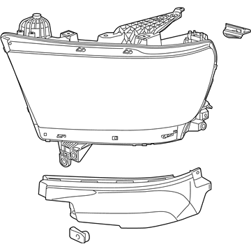 Ram Headlight - 68316088AD