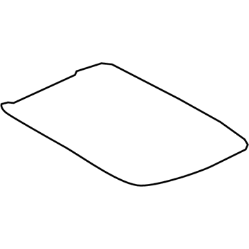 Dodge 68002711AC GLASS Sunroof