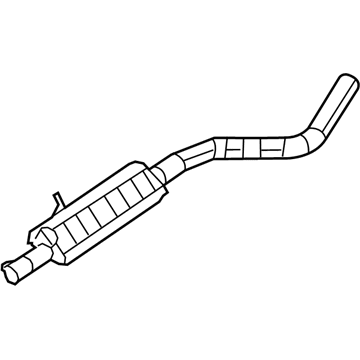 Mopar 68349051AA Resonator Exhaust