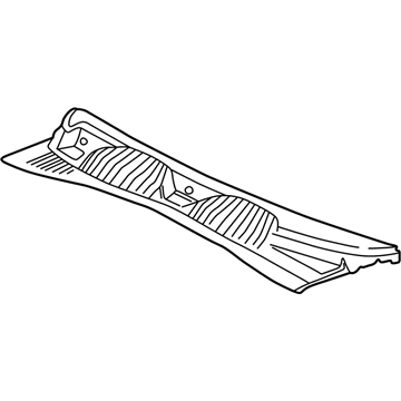 Jeep 55155851AJ COVER Cowl Grille