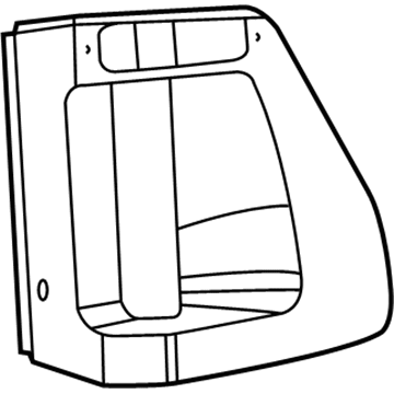 Ram 1QT11HL9AA BEZEL Sliding Door Inside