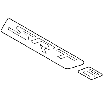Dodge 68060396AA DECAL [Center Of Tail Lamp]