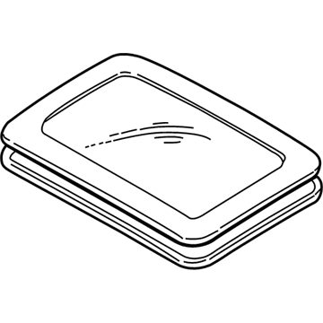 Dodge MR573614 GLASS Sunroof