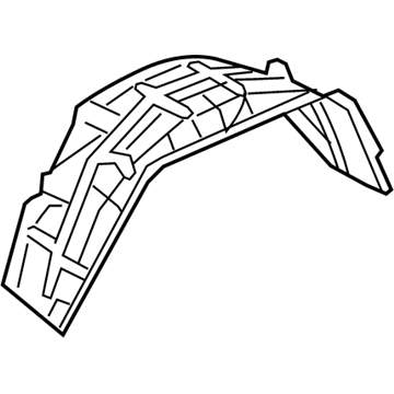 Jeep 68341318AA SHIELD Splash Rear