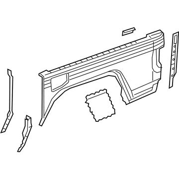 Mopar 68371606AB Panel Box Side Outer
