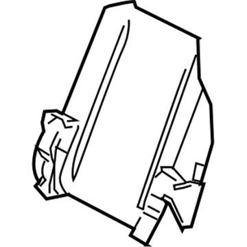 Ram 1RH34DK2AA COVER Rear Seat Back Left