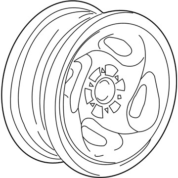 Dodge 1CM47PAKAC WHEEL Aluminum