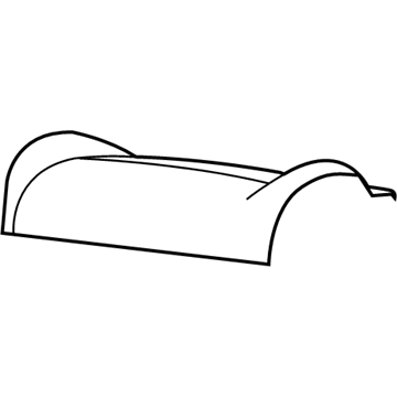 Dodge 1JU13XXXAA COVER Front Seat Cushion Right or Left