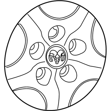 Ram 68263171AA COVER Wheel