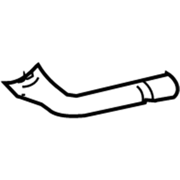 Ram 55398621AG TUBE Fuel Filler