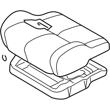 Dodge MR958979XA CUSHION ASSY Front seat