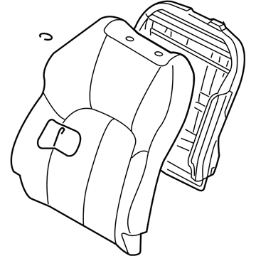 Dodge MN121015XA BACK ASSY FR SEAT