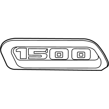 Ram 68276333AA BEZEL Hood 1500