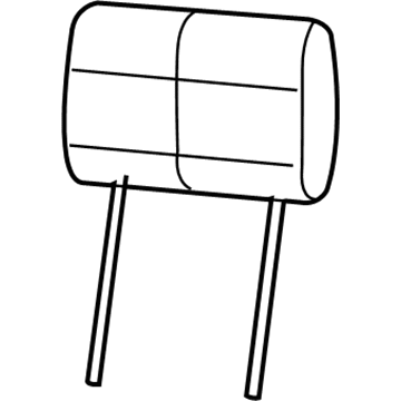 Jeep 5MF27DX9AA HEADREST Front