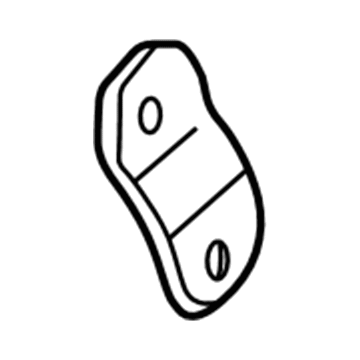 Dodge MB110496 PLATE, Shackle