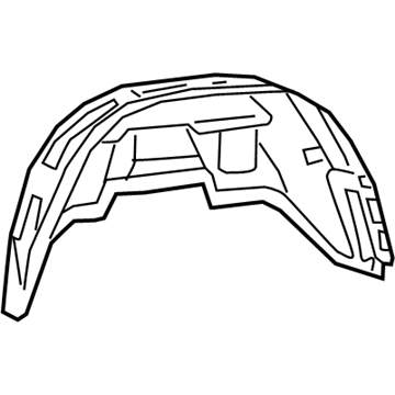 Ram 68275910AB SHIELD Wheelhouse