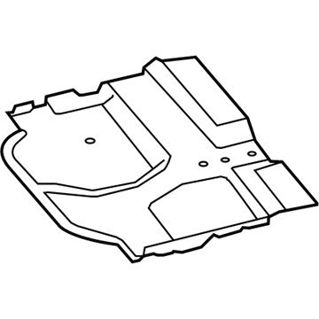 Ram 68145522AB BELLY PAN Front