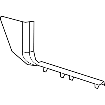 Ram 1DX69DX9AC PANEL Scuff Front