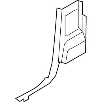 Ram 1DX52DX9AB PANEL B Pillar Lower Trim