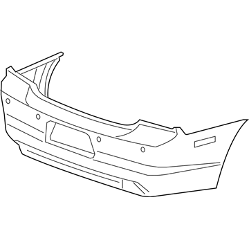 Dodge 68092609AB FASCIA Rear Primed