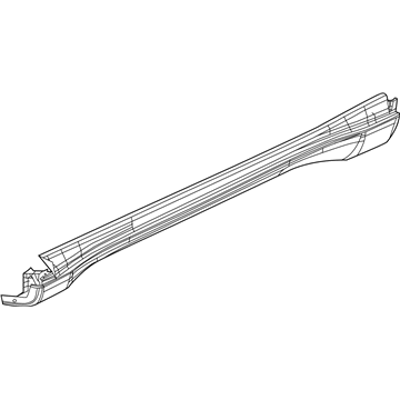 Mopar 5UP22RXFAB Molding Sill, Passenger Side
