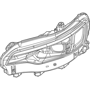 Jeep Cherokee Headlight - 68275945AE
