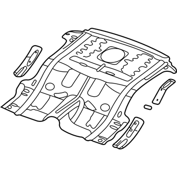 Jeep 55360589AB PAN Floor