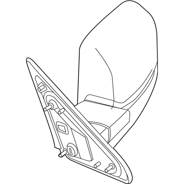 2018 Ram 2500 Car Mirror - 5XY521W7AH