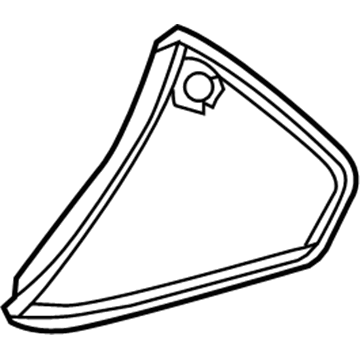 Dodge 1WU68DX9AB PANEL Instrument Lower Right