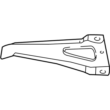 Dodge 55295674AB BRACKET Rear Bumper
