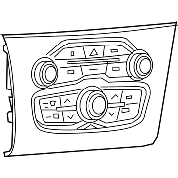 Chrysler 300 A/C Switch - 56054892AA