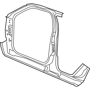 Jeep 68078797AB PANEL Body Side Aperture Inner Front