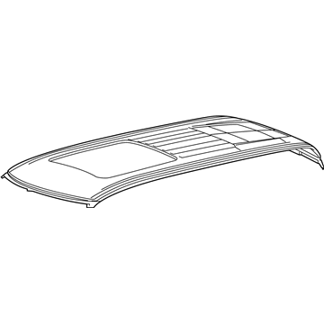 Ram 68308848AB PANEL Roof With Sunroof Opening