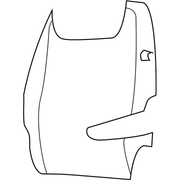 Dodge 5LT84BD1AB COVER Rear Seat Back