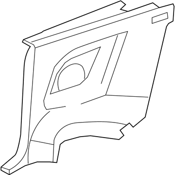 Mopar 1SN18DX9AD Panel Quarter Trim