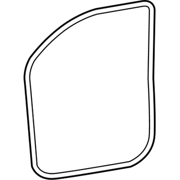Ram 68402032AA WEATHERSTRIP Front Door Body Mounted