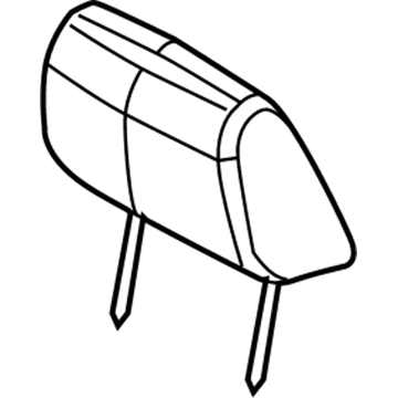 Dodge 1RL03XDVAA HEADREST Front