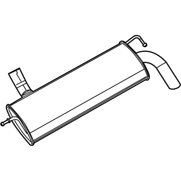 Jeep Tail Pipe - 68361258AA