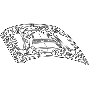 Ram 68160235AF HOOD