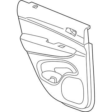 Dodge 5XS441X9AA PANEL Front Door Trim