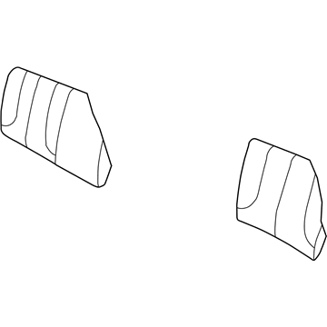 Dodge 1DN571D5AA COVER Rear Seat Back 40%, Left