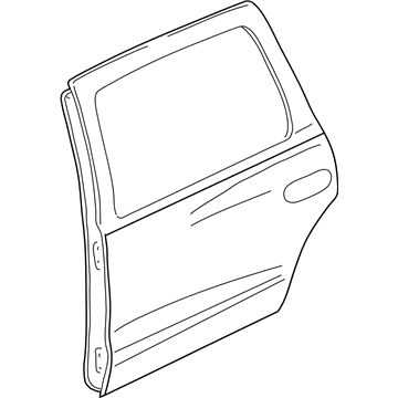 Dodge 55256460AE Door - Rear
