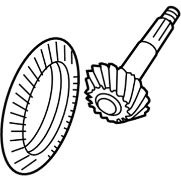 Dodge 68203459AA GEAR KIT Ring And Pinion