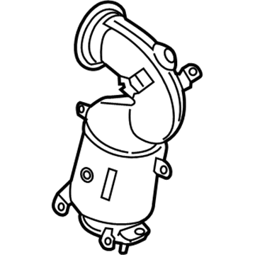Jeep 68254619AA Catalytic Converter